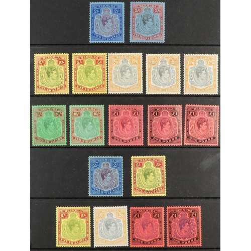 462 - BERMUDA 1938-53 KEY TYPES Mint (some never hinged) collection on stock pages with most listed perf &... 