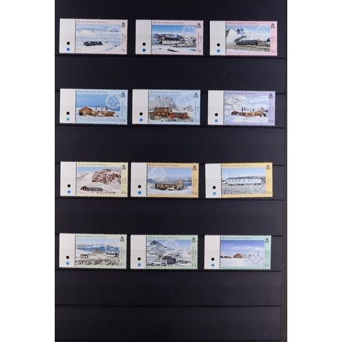 479 - BR. ANTARCTIC TERR. 1963 - 2018 NEVER HINGED MINT COLLECTION complete for the period, in stockbook. ... 