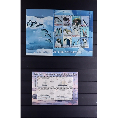 479 - BR. ANTARCTIC TERR. 1963 - 2018 NEVER HINGED MINT COLLECTION complete for the period, in stockbook. ... 