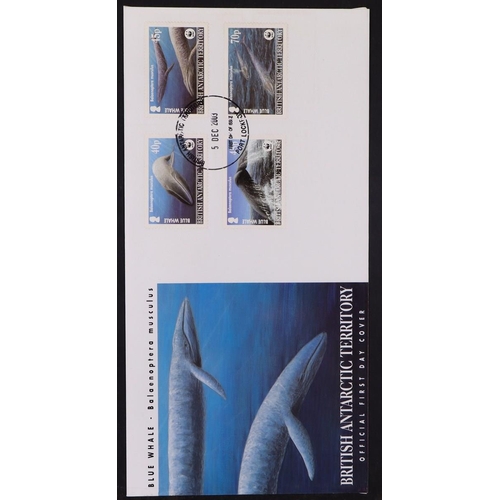 481 - BR. ANTARCTIC TERR. 1973 - 2009 FIRST DAY COVERS collection in 3 albums (approx 180 items) Lot 481 (... 