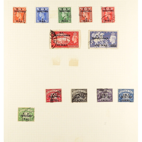 506 - BR. OCC. ITAL. COL. TRIPOLITANIA VERY FINE USED COLLECTION includes the 1948 set, 1950 set (less 5l.... 