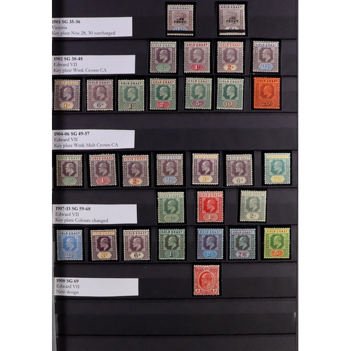 53 - COMMONWEALTH MINT COLLECTION. A beautiful collection in 9 large stock albums, stamps and sets from t... 