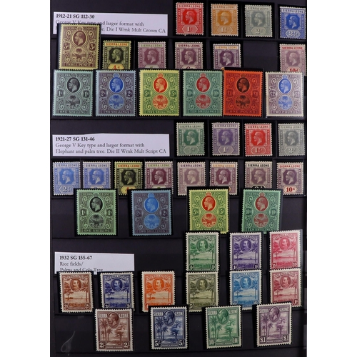 53 - COMMONWEALTH MINT COLLECTION. A beautiful collection in 9 large stock albums, stamps and sets from t... 