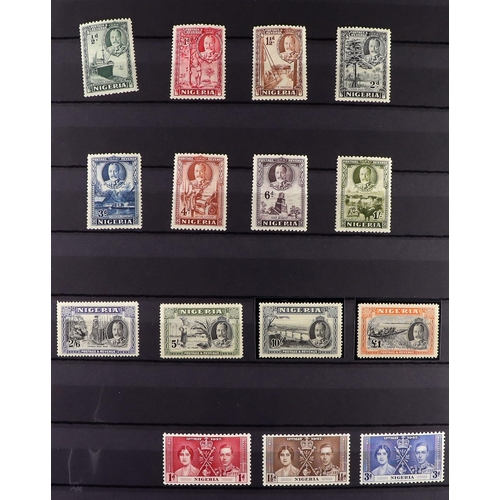 53 - COMMONWEALTH MINT COLLECTION. A beautiful collection in 9 large stock albums, stamps and sets from t... 