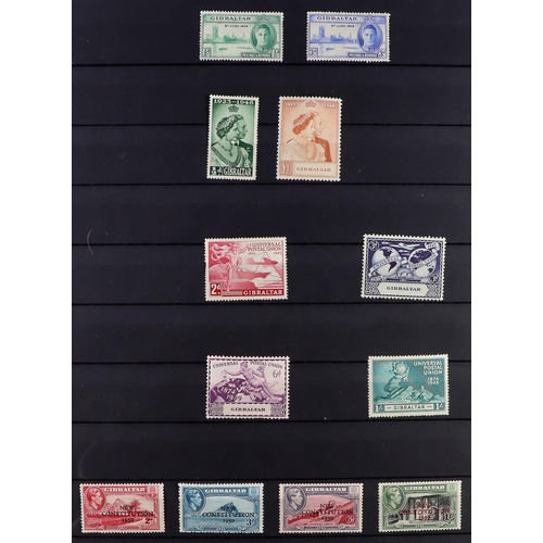 53 - COMMONWEALTH MINT COLLECTION. A beautiful collection in 9 large stock albums, stamps and sets from t... 