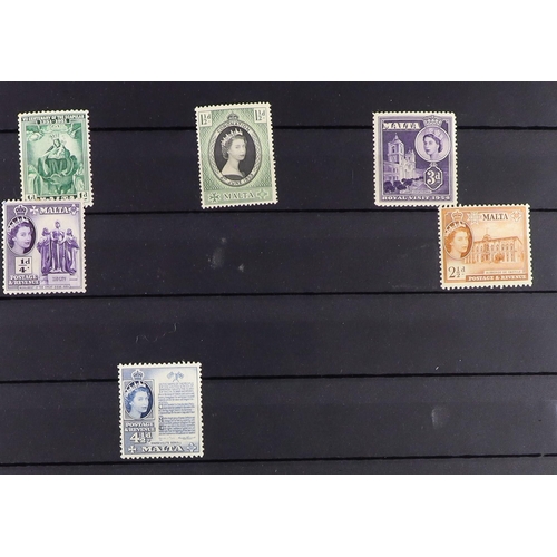 53 - COMMONWEALTH MINT COLLECTION. A beautiful collection in 9 large stock albums, stamps and sets from t... 