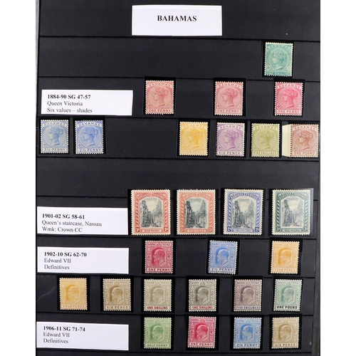 53 - COMMONWEALTH MINT COLLECTION. A beautiful collection in 9 large stock albums, stamps and sets from t... 