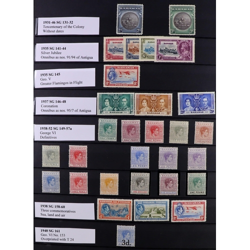 53 - COMMONWEALTH MINT COLLECTION. A beautiful collection in 9 large stock albums, stamps and sets from t... 