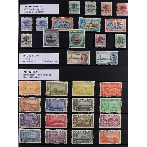 53 - COMMONWEALTH MINT COLLECTION. A beautiful collection in 9 large stock albums, stamps and sets from t... 