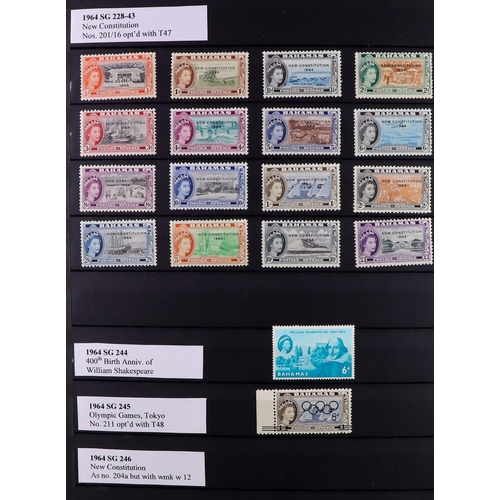 53 - COMMONWEALTH MINT COLLECTION. A beautiful collection in 9 large stock albums, stamps and sets from t... 