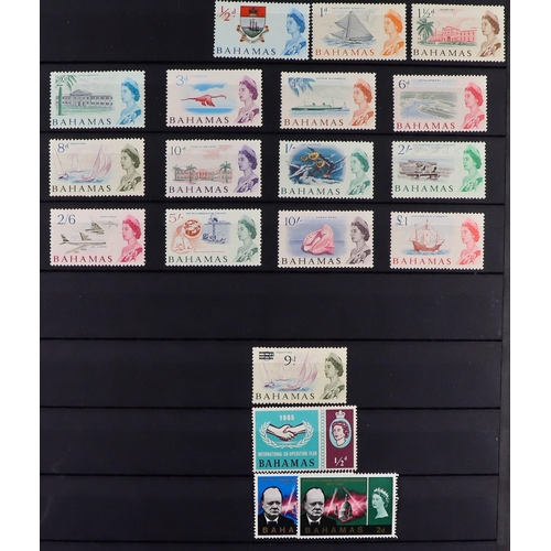 53 - COMMONWEALTH MINT COLLECTION. A beautiful collection in 9 large stock albums, stamps and sets from t... 