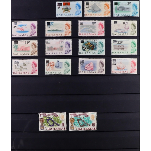 53 - COMMONWEALTH MINT COLLECTION. A beautiful collection in 9 large stock albums, stamps and sets from t... 