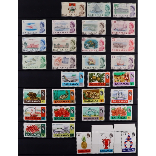 53 - COMMONWEALTH MINT COLLECTION. A beautiful collection in 9 large stock albums, stamps and sets from t... 