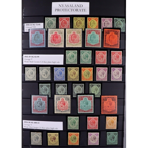 53 - COMMONWEALTH MINT COLLECTION. A beautiful collection in 9 large stock albums, stamps and sets from t... 