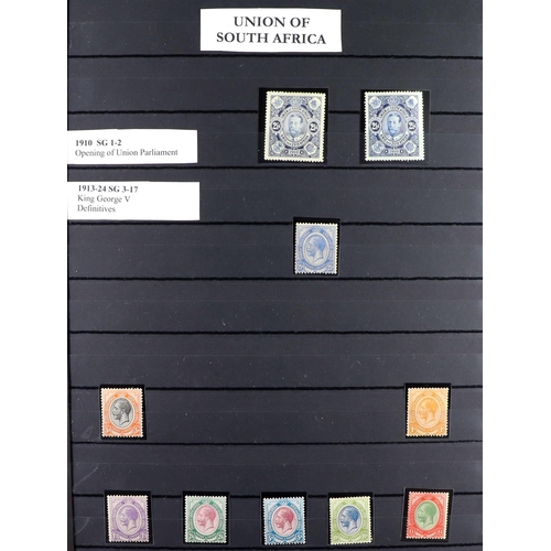 53 - COMMONWEALTH MINT COLLECTION. A beautiful collection in 9 large stock albums, stamps and sets from t... 