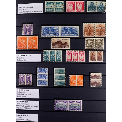 53 - COMMONWEALTH MINT COLLECTION. A beautiful collection in 9 large stock albums, stamps and sets from t... 