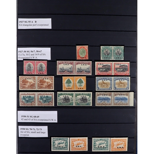 53 - COMMONWEALTH MINT COLLECTION. A beautiful collection in 9 large stock albums, stamps and sets from t... 