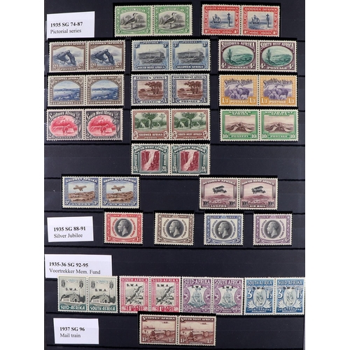 53 - COMMONWEALTH MINT COLLECTION. A beautiful collection in 9 large stock albums, stamps and sets from t... 