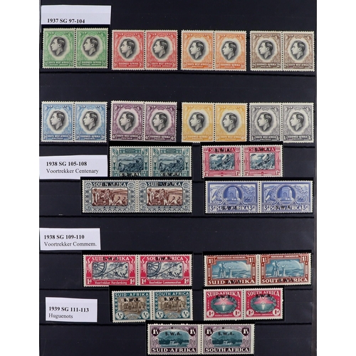 53 - COMMONWEALTH MINT COLLECTION. A beautiful collection in 9 large stock albums, stamps and sets from t... 