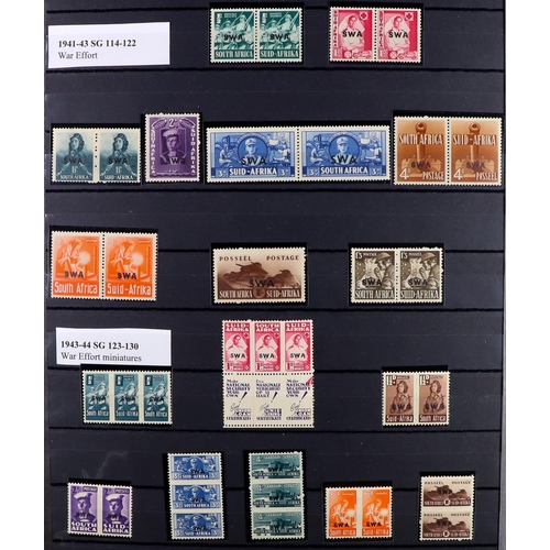 53 - COMMONWEALTH MINT COLLECTION. A beautiful collection in 9 large stock albums, stamps and sets from t... 