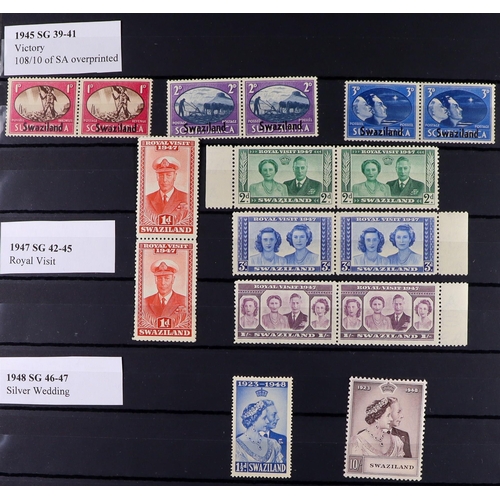 53 - COMMONWEALTH MINT COLLECTION. A beautiful collection in 9 large stock albums, stamps and sets from t... 