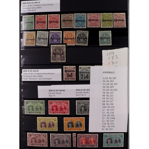 53 - COMMONWEALTH MINT COLLECTION. A beautiful collection in 9 large stock albums, stamps and sets from t... 