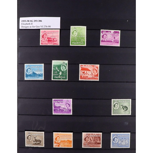 53 - COMMONWEALTH MINT COLLECTION. A beautiful collection in 9 large stock albums, stamps and sets from t... 