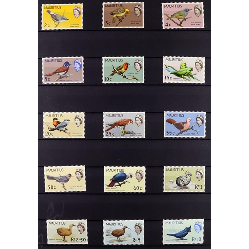 53 - COMMONWEALTH MINT COLLECTION. A beautiful collection in 9 large stock albums, stamps and sets from t... 