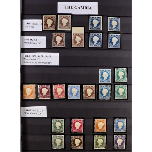 53 - COMMONWEALTH MINT COLLECTION. A beautiful collection in 9 large stock albums, stamps and sets from t... 