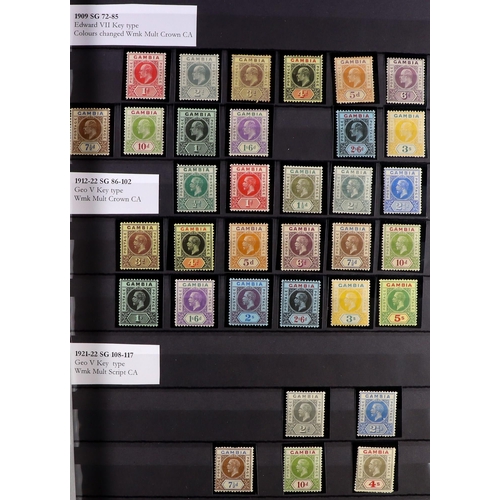 53 - COMMONWEALTH MINT COLLECTION. A beautiful collection in 9 large stock albums, stamps and sets from t... 