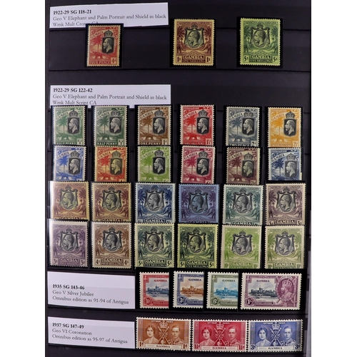 53 - COMMONWEALTH MINT COLLECTION. A beautiful collection in 9 large stock albums, stamps and sets from t... 