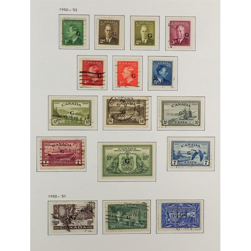 543 - CANADA 1859-1990's ACCUMULATION IN SIX STOCKBOOK/ALBUMS Includes 1859-1997 collection in two Davo al... 