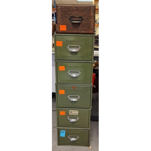 562 - CANADA COVERS & POSTAL HISTORY HUGE COLLECTION neatly arranged in 6 old filing draws / mini-cabinets... 