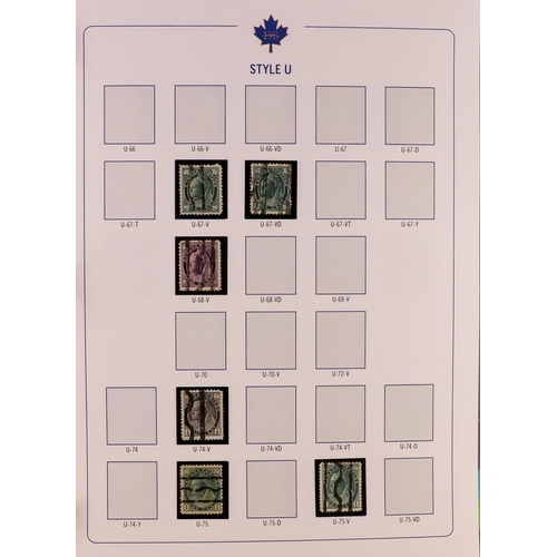 568 - CANADA PRECANCELS All periods all different collection in two special Deveney Stamps printed albums,... 