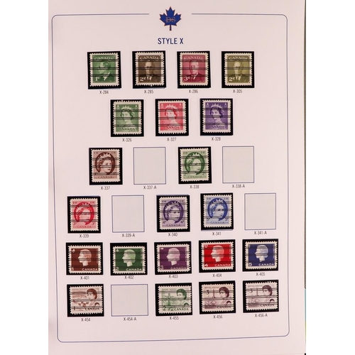 568 - CANADA PRECANCELS All periods all different collection in two special Deveney Stamps printed albums,... 