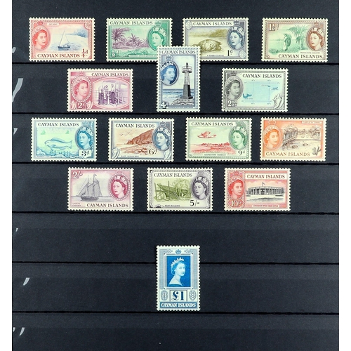 576 - CAYMAN IS. 1900 - 1970 MINT COLLECTION on protective pages, note 1900 sets (2), 1902 1s, 1905 set, 1... 