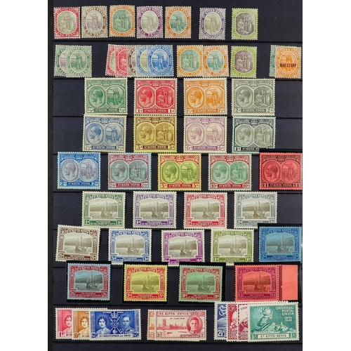 59 - COMMONWEALTH MINT COLLECTION. An outstanding collection of mint stamps in a stock album. Chiefly lat... 