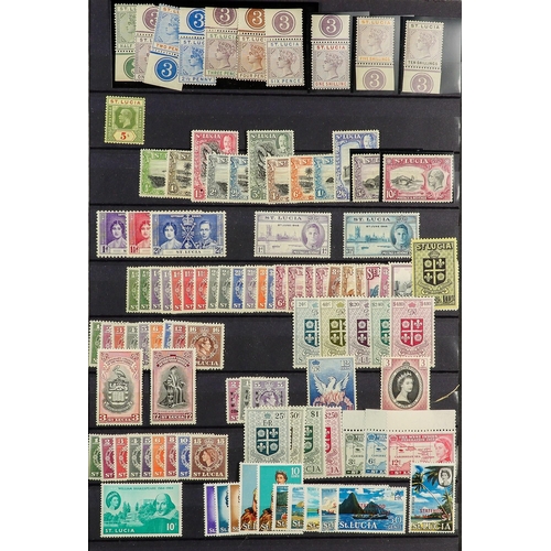 59 - COMMONWEALTH MINT COLLECTION. An outstanding collection of mint stamps in a stock album. Chiefly lat... 