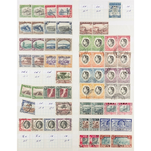 63 - COMMONWEALTH IN 4 CARTONS with A to Z colonies in 32 albums and also Cyprus & South West Africa on l... 