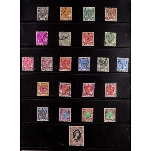 65 - COMMONWEALTH 1859-1965 USED COLLECTION on stock pages, includes Antigua 1863-67 6d wmk upright, 1876... 