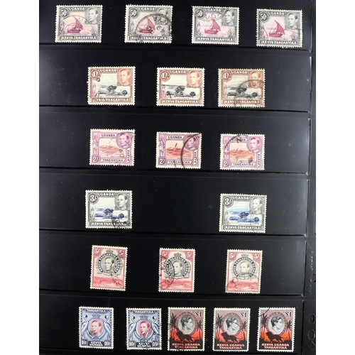 65 - COMMONWEALTH 1859-1965 USED COLLECTION on stock pages, includes Antigua 1863-67 6d wmk upright, 1876... 