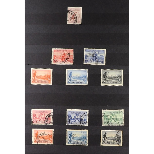 65 - COMMONWEALTH 1859-1965 USED COLLECTION on stock pages, includes Antigua 1863-67 6d wmk upright, 1876... 