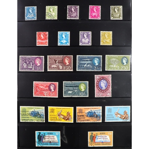 65 - COMMONWEALTH 1859-1965 USED COLLECTION on stock pages, includes Antigua 1863-67 6d wmk upright, 1876... 