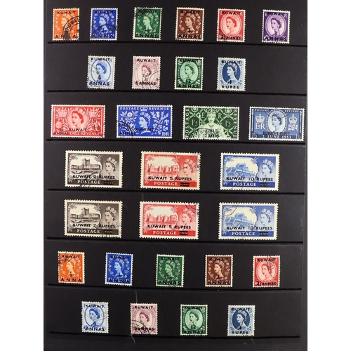 65 - COMMONWEALTH 1859-1965 USED COLLECTION on stock pages, includes Antigua 1863-67 6d wmk upright, 1876... 