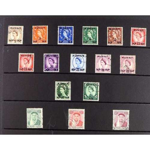 65 - COMMONWEALTH 1859-1965 USED COLLECTION on stock pages, includes Antigua 1863-67 6d wmk upright, 1876... 