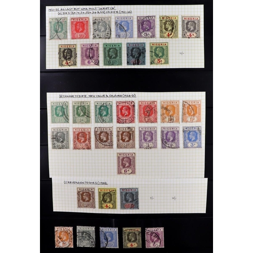 65 - COMMONWEALTH 1859-1965 USED COLLECTION on stock pages, includes Antigua 1863-67 6d wmk upright, 1876... 