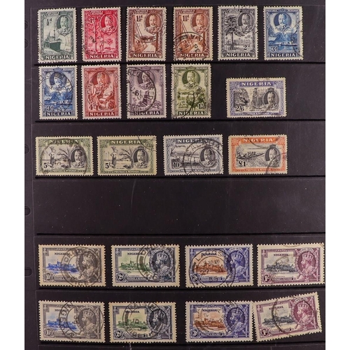 65 - COMMONWEALTH 1859-1965 USED COLLECTION on stock pages, includes Antigua 1863-67 6d wmk upright, 1876... 