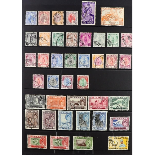 65 - COMMONWEALTH 1859-1965 USED COLLECTION on stock pages, includes Antigua 1863-67 6d wmk upright, 1876... 