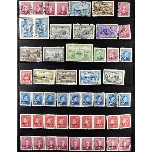 65 - COMMONWEALTH 1859-1965 USED COLLECTION on stock pages, includes Antigua 1863-67 6d wmk upright, 1876... 