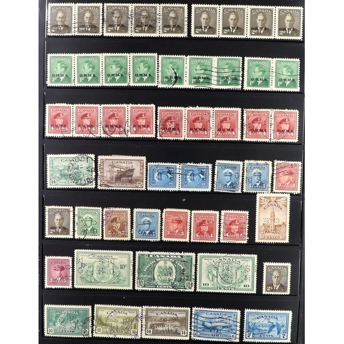 65 - COMMONWEALTH 1859-1965 USED COLLECTION on stock pages, includes Antigua 1863-67 6d wmk upright, 1876... 